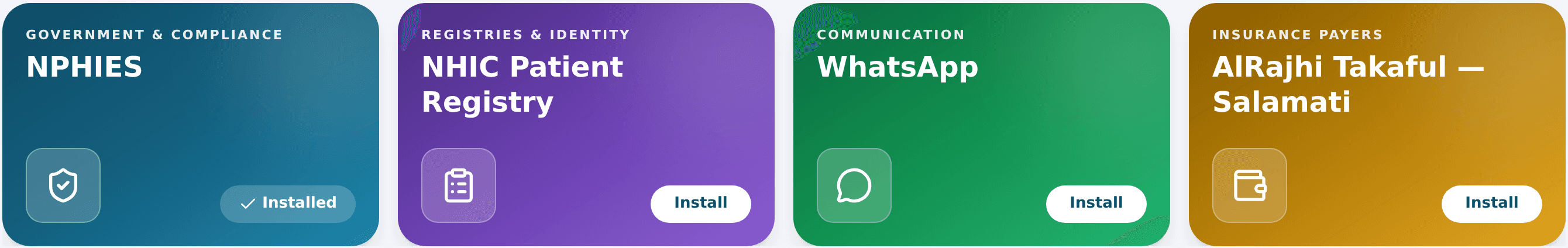 Connected to Saudi Health Platforms