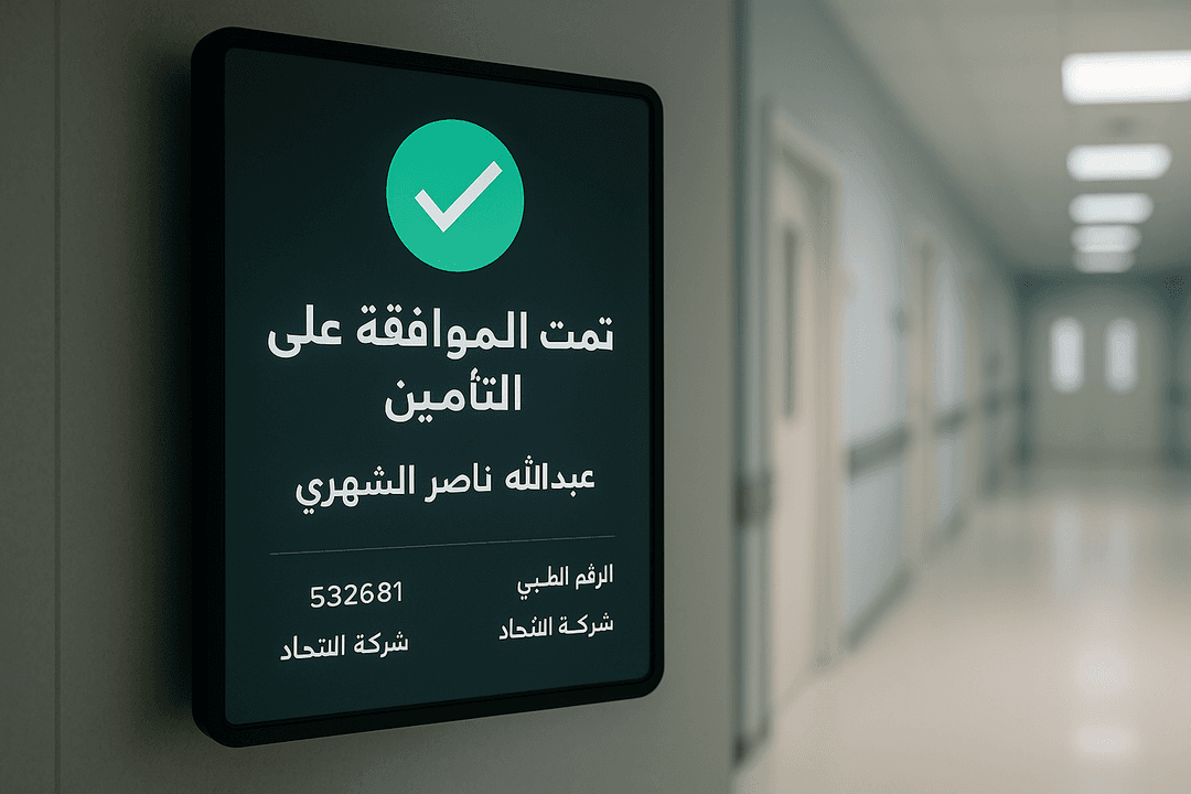 التحقق من التأمين وحساب المساهمة