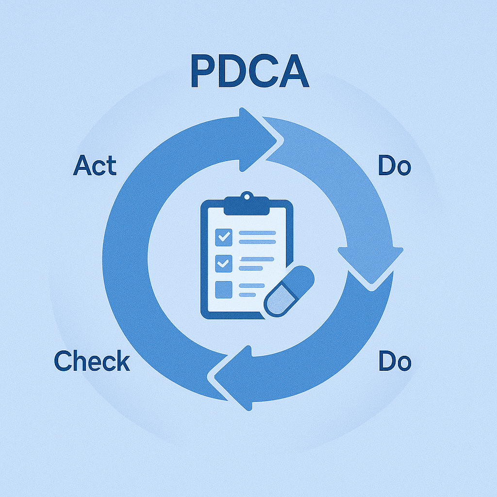 PDCA quality improvement cycle for healthcare facilities